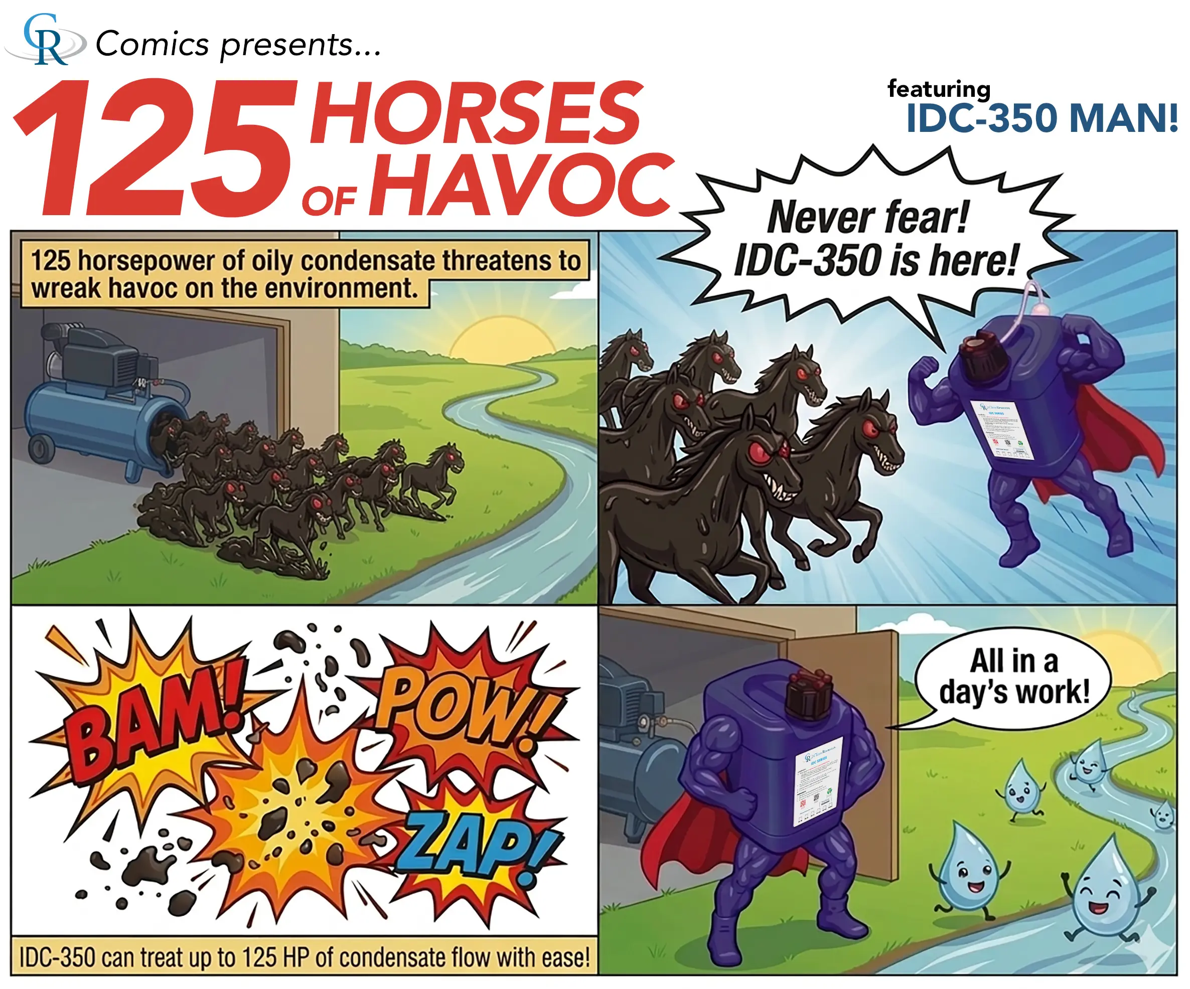 CR Comics presents... 125 Horses of Havoc featuring IDC-350 Man