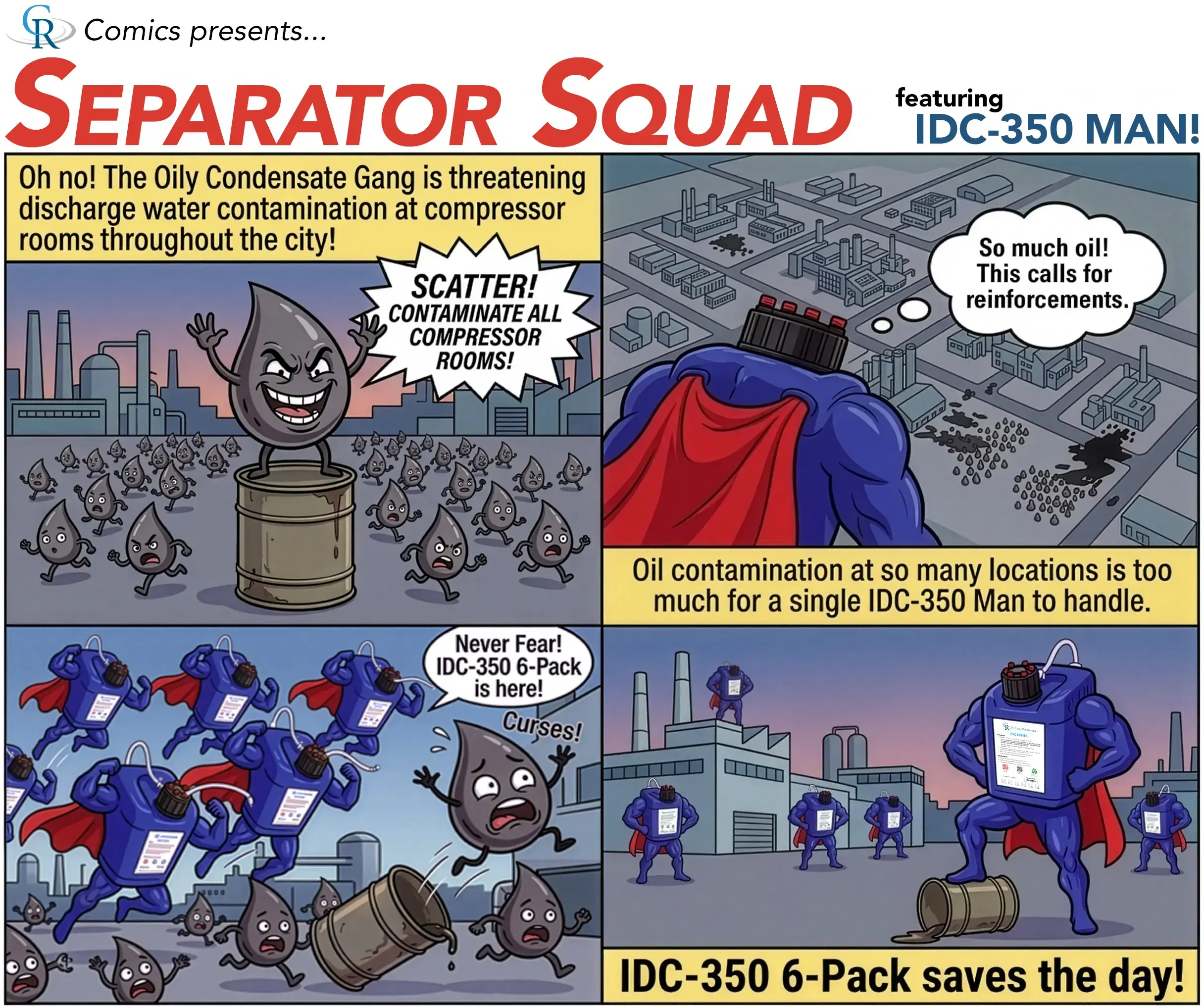 CR Comics presents... Separator Squad featuring IDC-350 Man